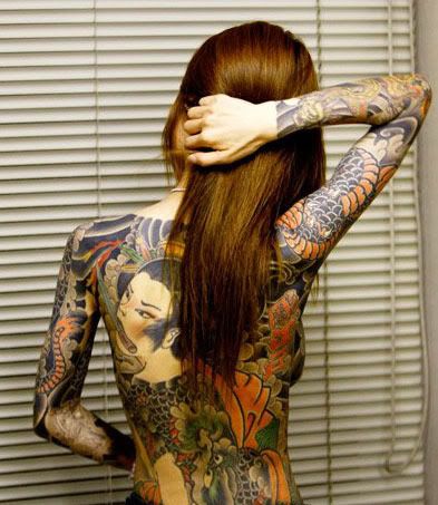 Full Back Piece Japanese Tattoos Picture 3