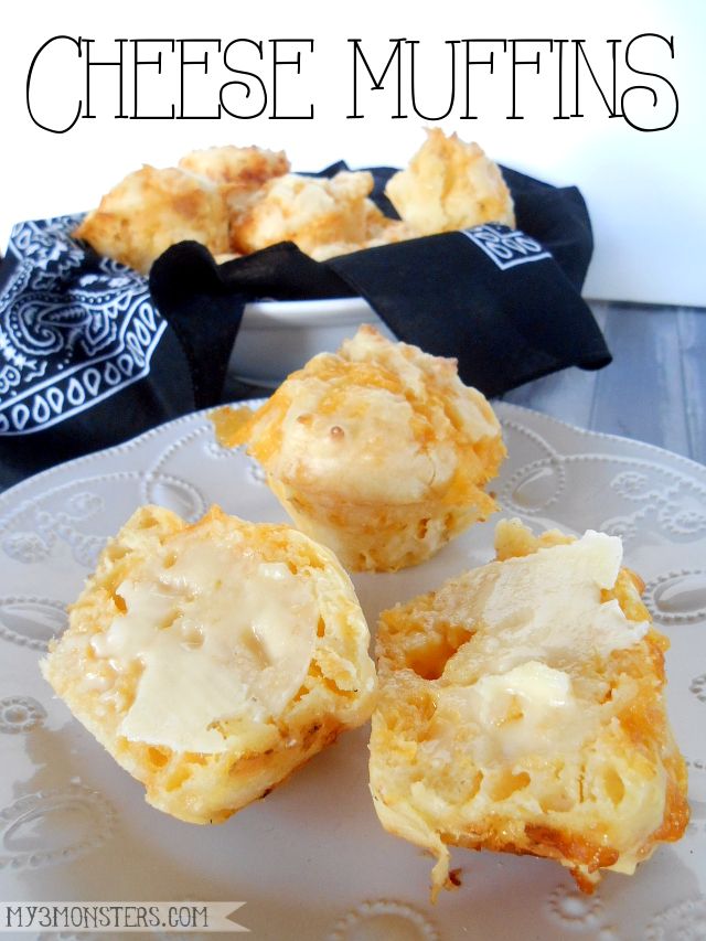 cheese Muffins recipe Cheese Muffins recipe at my3monsters.com