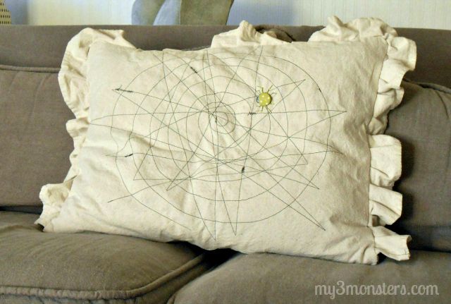 Spider Web Pillow Covers at my3monsters.com