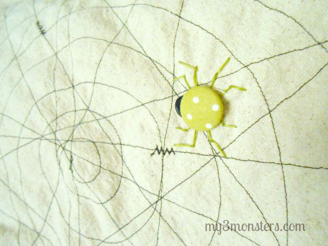 Spider Web Pillow Covers at my3monsters.com