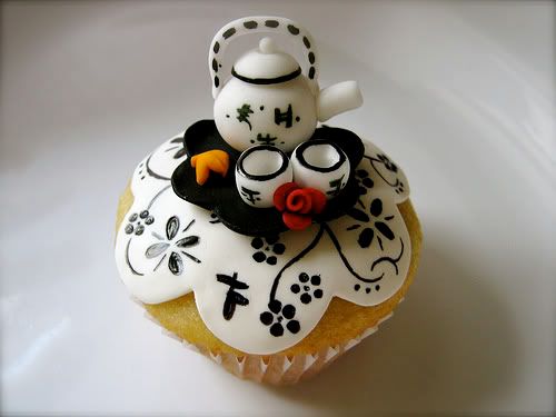 teapot cupcake
