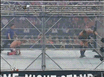 Edge Spear to Batista in Steel Cage Image