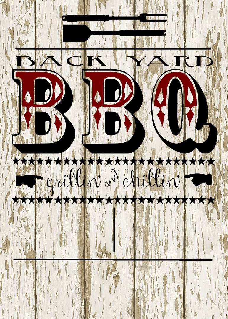 Back Yard BBQ Party Invitation {free printable} at /