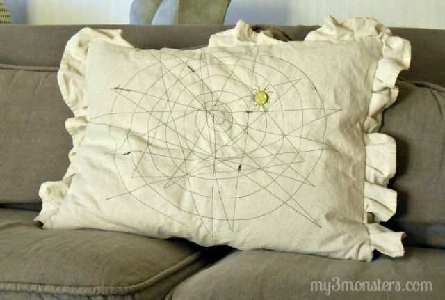  Spider Web Pillow Covers at /
