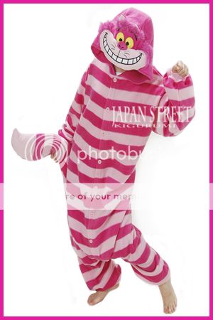 Halloween Costumes Cheshire Cat KIGURUMI Japan Party Pajamas Genuine 