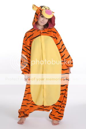 NEW Disney Winnie the Pooh Tiger Costume Kigurumi pajamas party