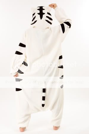 Halloween Costumes White Tiger costume Kigurumi Japanese party pajamas