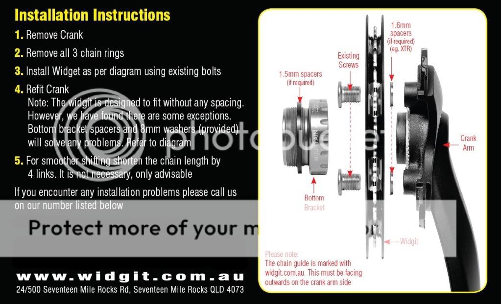 New Single ChainRing/Guide Setup Available for Mojo Mountain Bike