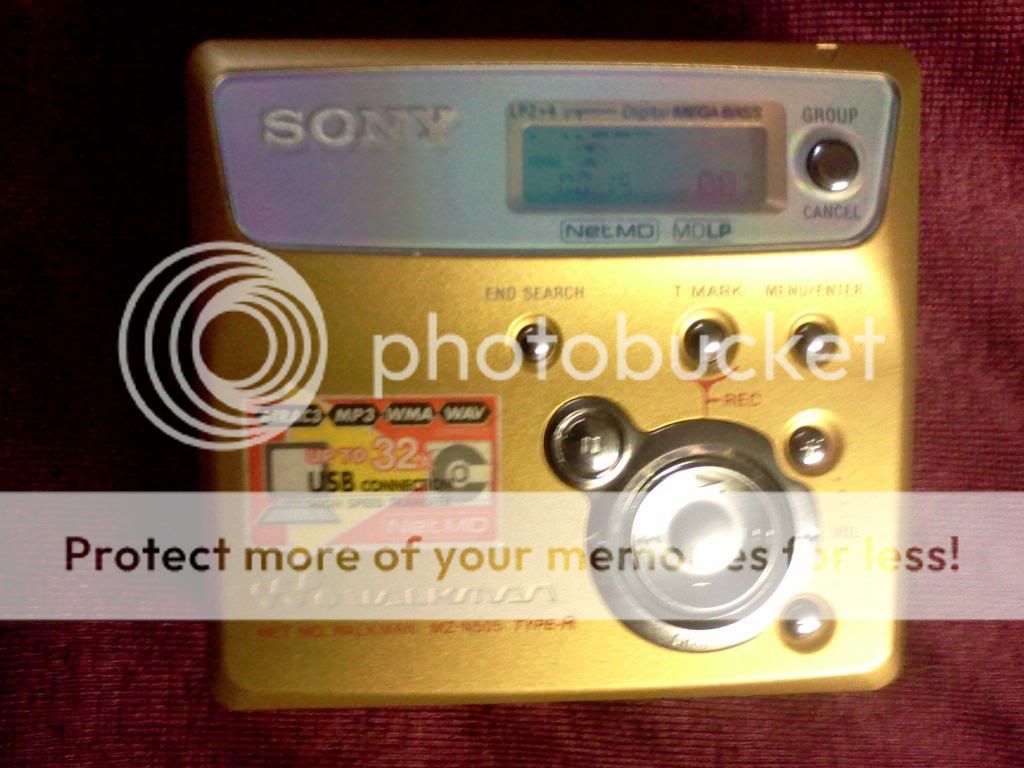 Sony Walkman Portable MD MiniDisc Player Recorder with EXTRAS MZ 